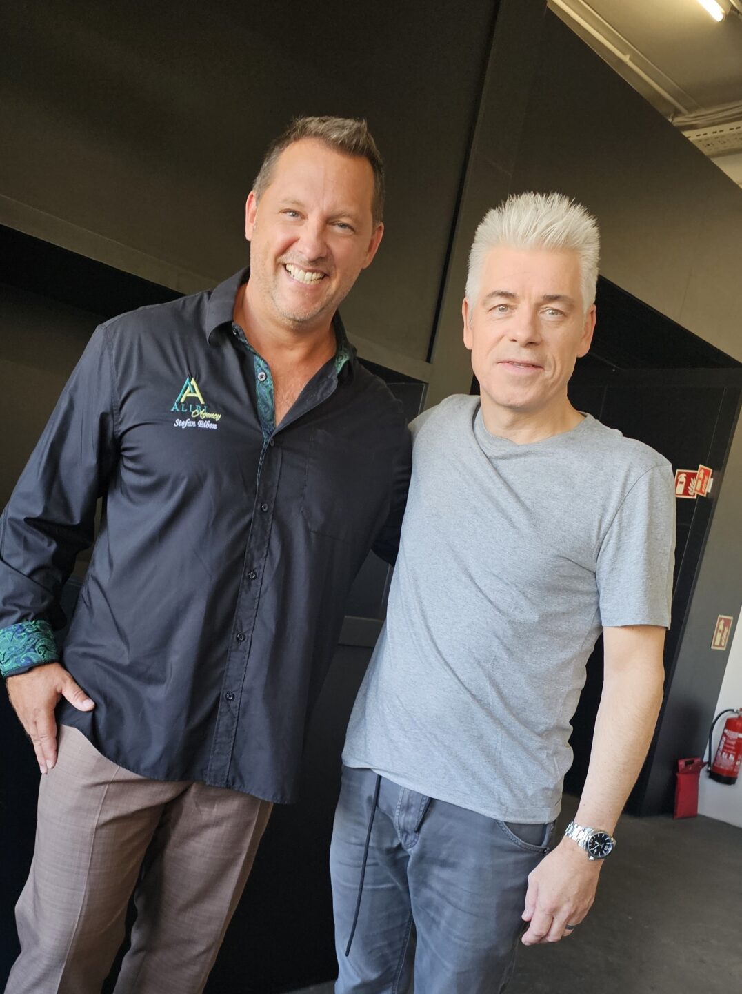 Stefan Eiben bei Michael Mittermeier.