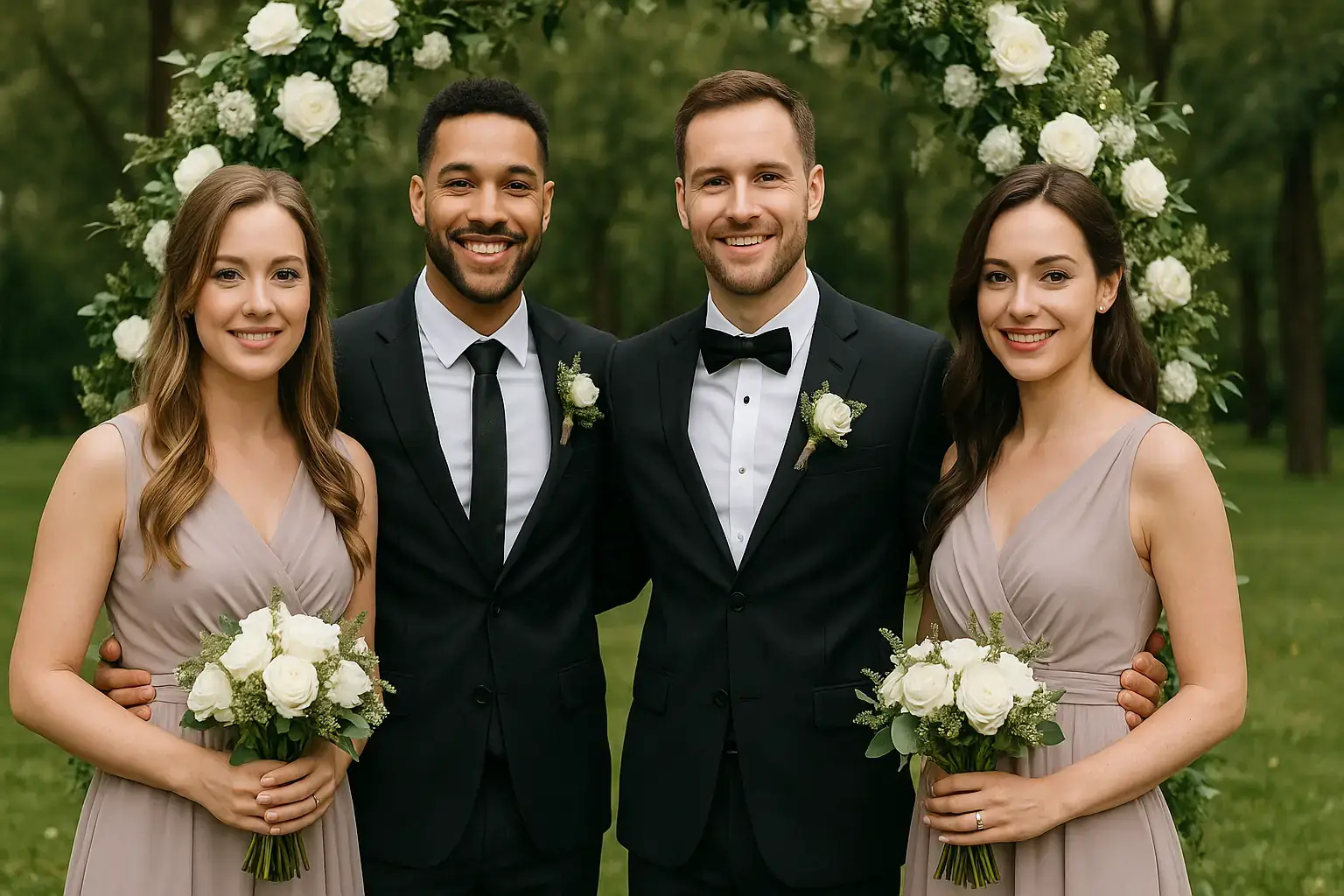 Hochzeitsgäste, Brautjungfer oder Trauzeugen mieten für die perfekte Hochzeit.