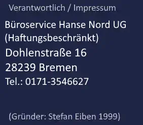 Impressum-Alibiagentur